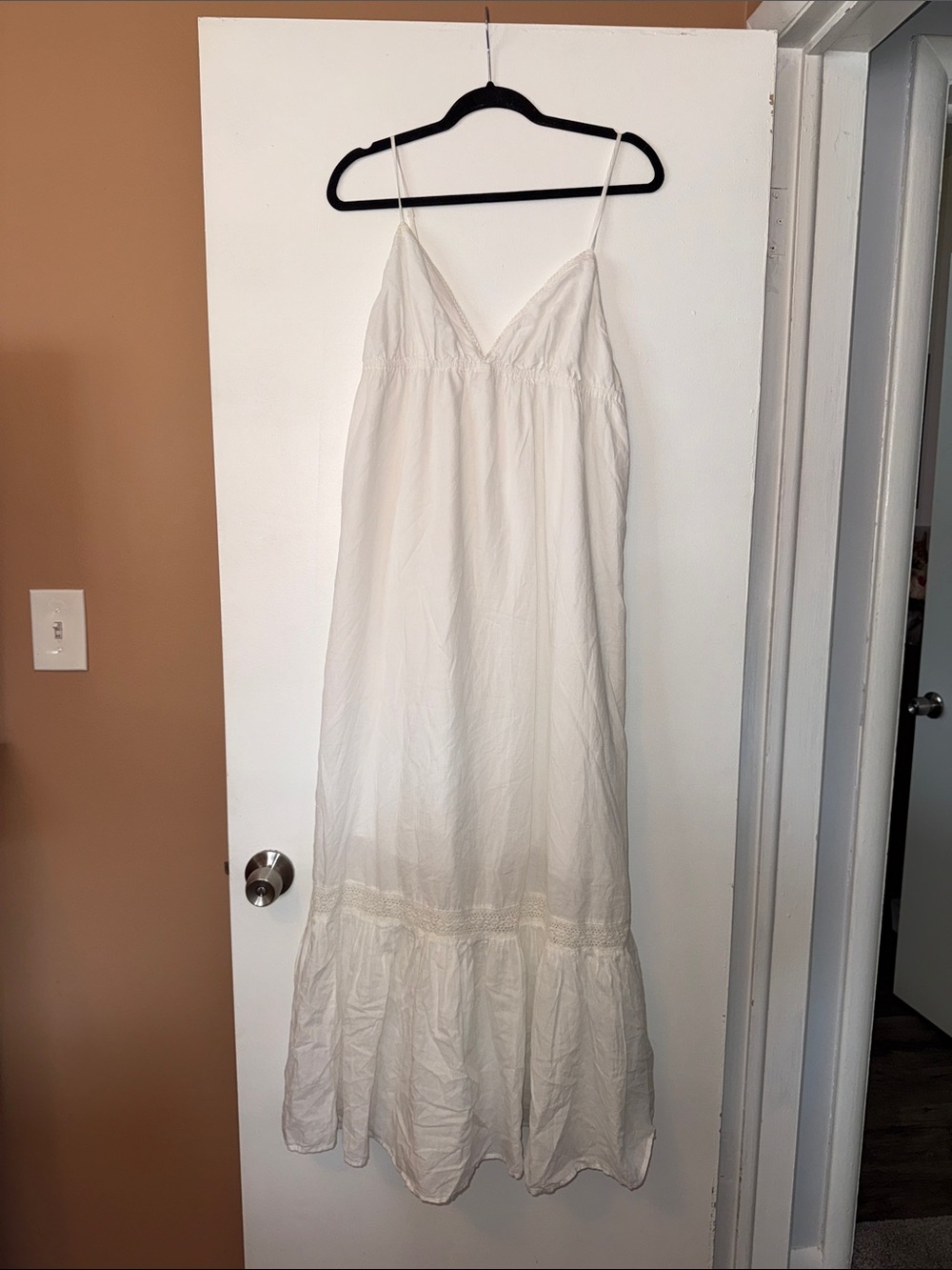 Abound White Spaghetti Strap Maxi Dress